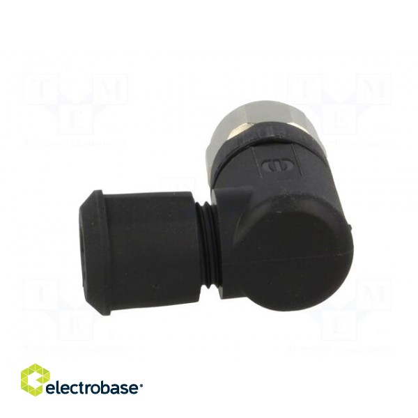 Connector: M8 | female | PIN: 4 | angled 90° | for cable | plug | 4A | IP67 image 5