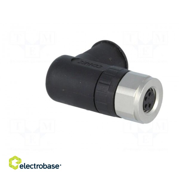 Connector: M8 | female | PIN: 4 | angled 90° | for cable | plug | IP67 фото 8