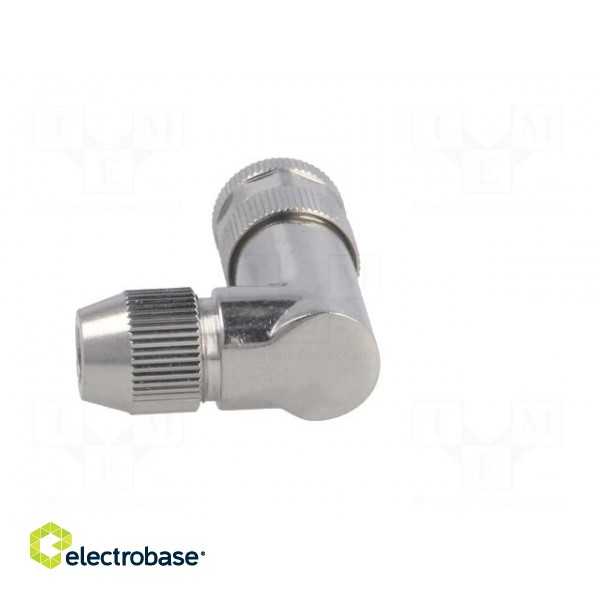 Connector: M8 | female | PIN: 4 | angled 90° | shielded | for cable | plug paveikslėlis 4