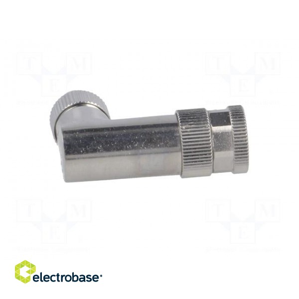 Connector: M8 | female | PIN: 4 | angled 90° | shielded | for cable | plug paveikslėlis 6