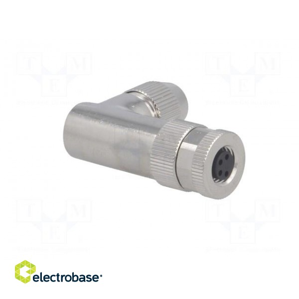 Connector: M8 | female | PIN: 4 | angled 90° | shielded | for cable | plug фото 7