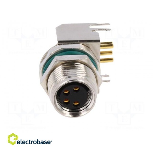 Connector: M8 | female | PIN: 4 | angled 90° | socket | 4A | IP68 | 30V paveikslėlis 9