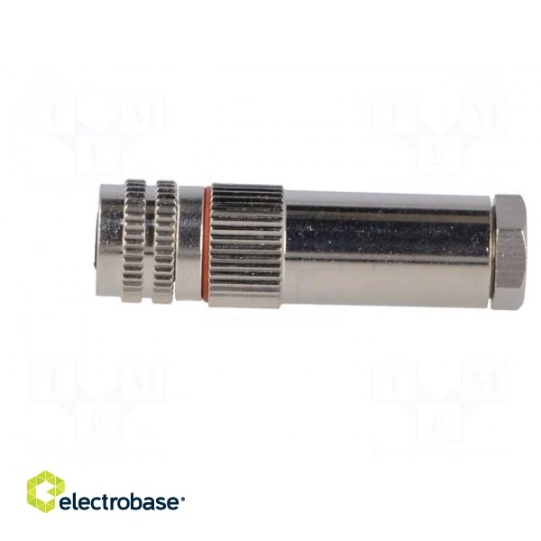 Connector: M8 | female | PIN: 4 | for cable | plug | 3A | IP67 | 30V paveikslėlis 3