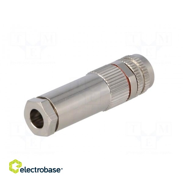 Connector: M8 | female | PIN: 4 | for cable | plug | 3A | IP67 | 30V image 6