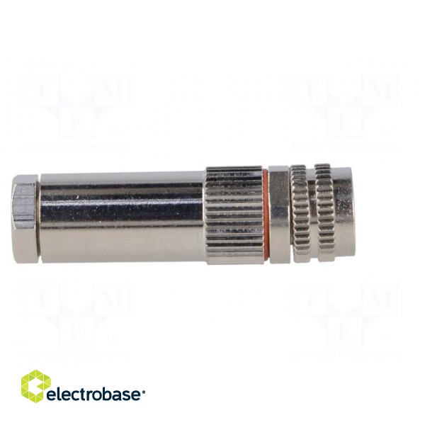 Connector: M8 | female | PIN: 4 | for cable | plug | 3A | IP67 | 30V paveikslėlis 7