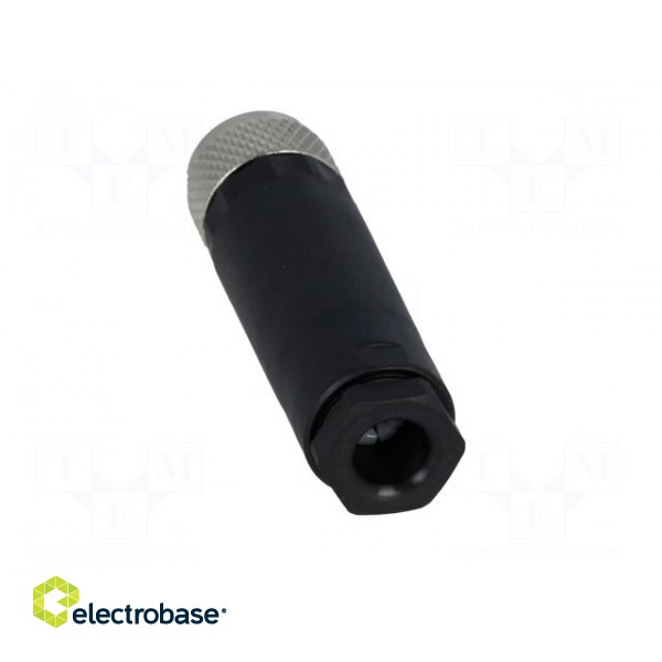 Connector: M8 | female | PIN: 4 | straight | for cable | plug paveikslėlis 5