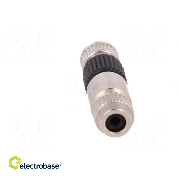Connector: M8 | female | PIN: 4 | straight | for cable | plug | 4A | IP67 image 5