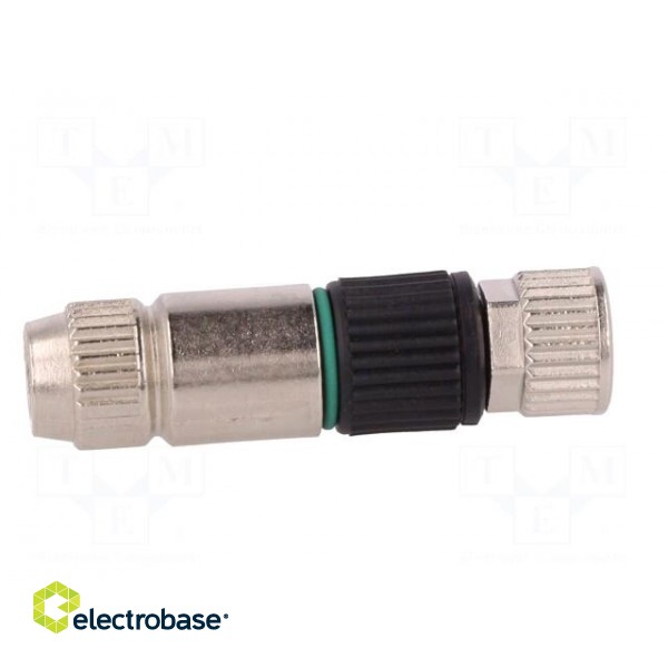 Connector: M8 | female | PIN: 4 | straight | for cable | plug | 4A | IP67 image 7