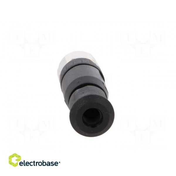 Connector: M8 | female | PIN: 4 | straight | for cable | plug | 4A | IP67 paveikslėlis 5