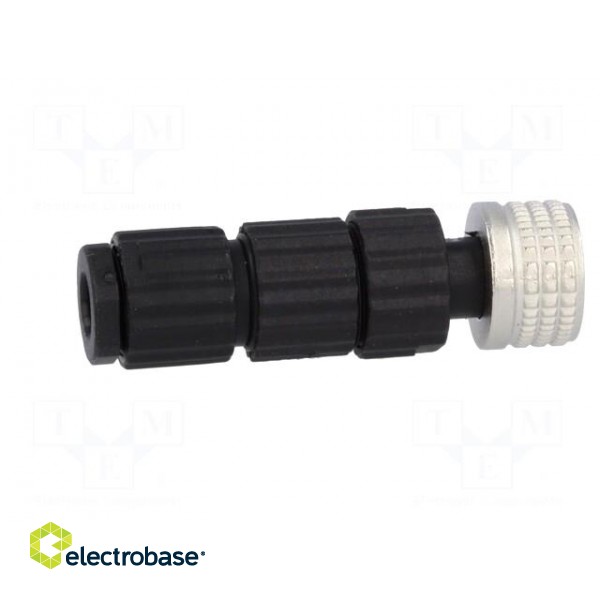 Connector: M8 | female | PIN: 4 | straight | for cable | plug | E | 4A | IP67 image 7