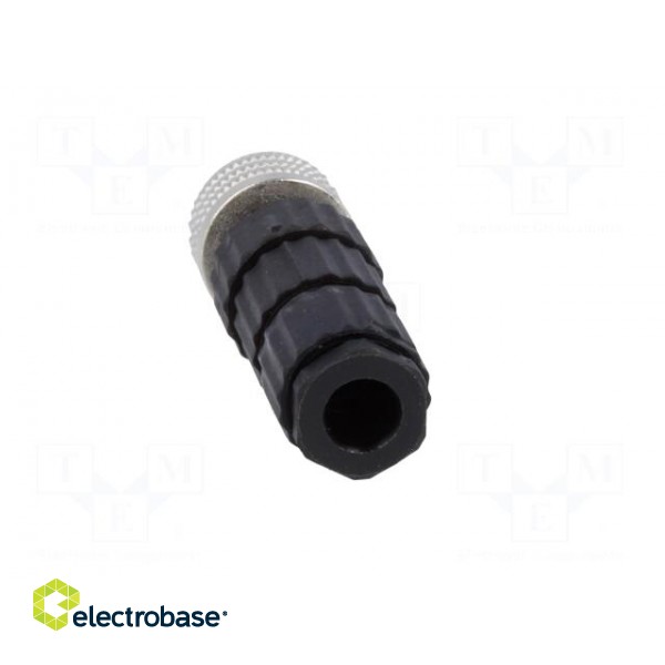 Connector: M8 | female | PIN: 4 | straight | for cable | plug | E | 4A | IP67 image 5