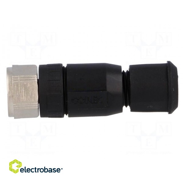Connector: M8 | female | PIN: 4 | straight | for cable | plug | IP67 фото 3