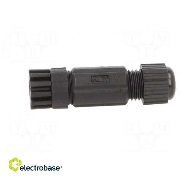 Connector: M8 | female | PIN: 4 | straight | for cable | plug | IP67 paveikslėlis 3