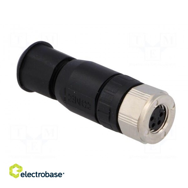 Connector: M8 | female | PIN: 4 | straight | for cable | plug | IP67 image 8