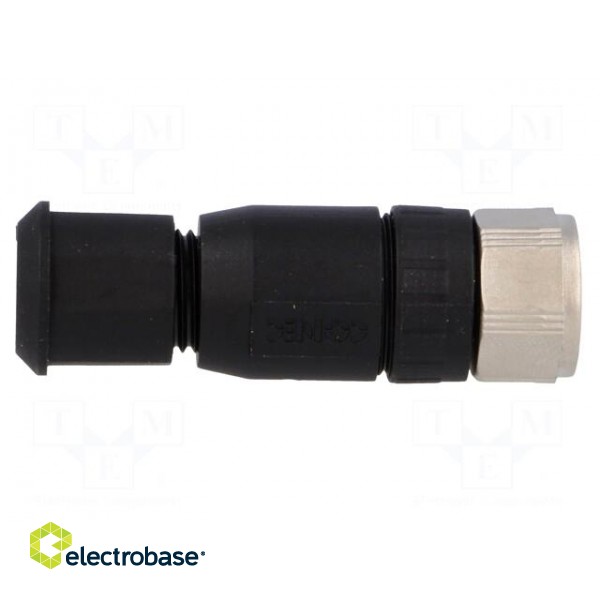Connector: M8 | female | PIN: 4 | straight | for cable | plug | IP67 фото 7