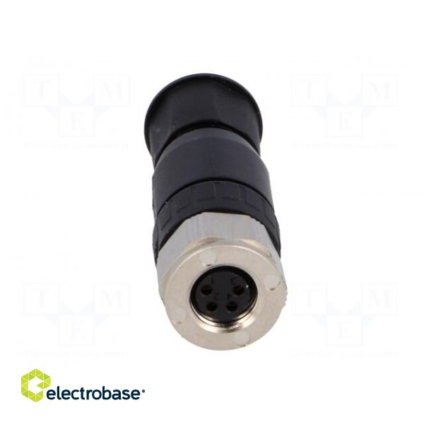Connector: M8 | female | PIN: 4 | straight | for cable | plug | IP67 paveikslėlis 9