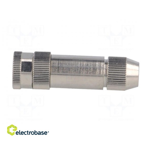 Connector: M8 | female | PIN: 4 | straight | shielded | for cable | plug paveikslėlis 3