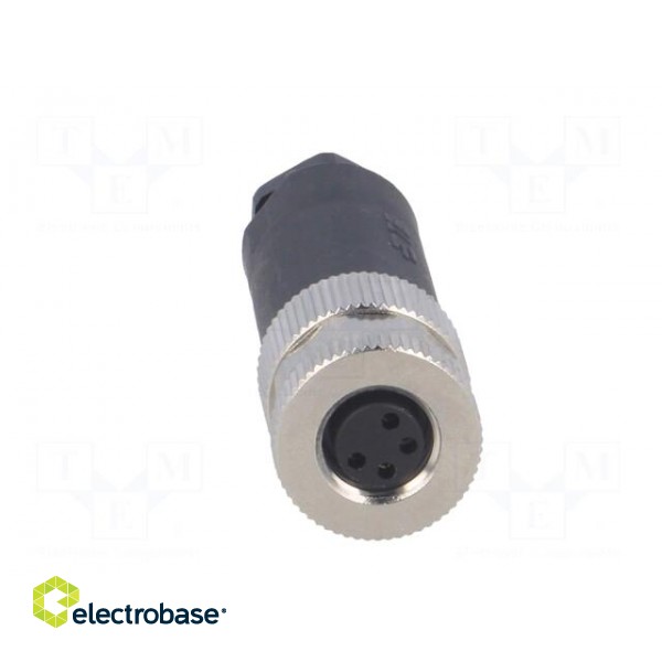 Connector: M8 | female | PIN: 4 | straight | unshielded | for cable | plug image 9