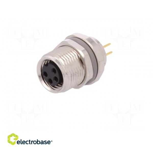 Connector: M8 | female | PIN: 4 | unshielded | socket | IP67 | 30V | 2÷4.5mm image 2