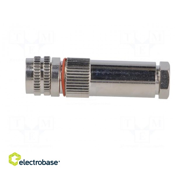 Connector: M8 | female | PIN: 5 | for cable | plug | 1.5A | IP67 | 30V paveikslėlis 3