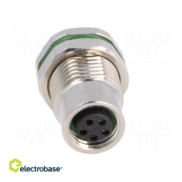 Connector: M8 | female | PIN: 5 | for panel mounting,front side nut image 9