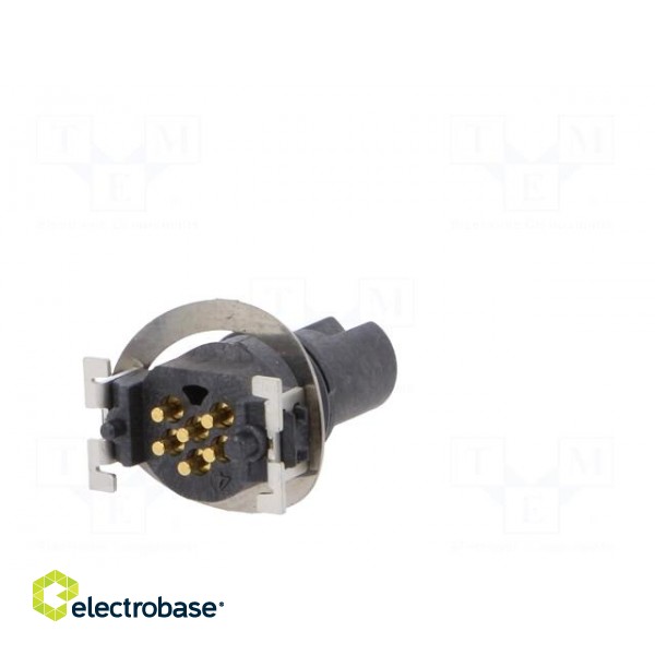 Connector: M8 | female | PIN: 6 | on PCBs | socket | Polarisation: A фото 6