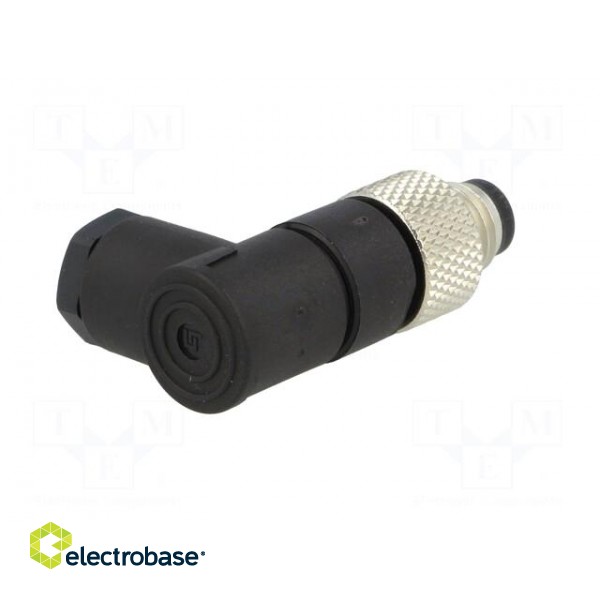 Connector: M8 | male | PIN: 3 | angled 90° | for cable | plug image 6