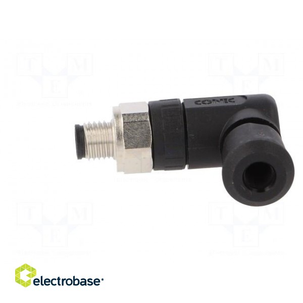 Connector: M8 | male | PIN: 3 | angled 90° | for cable | plug | IP67 image 3