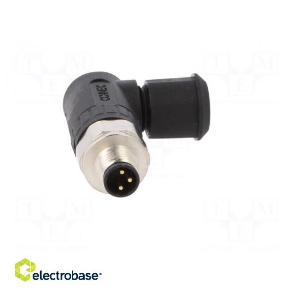 Connector: M8 | male | PIN: 3 | angled 90° | for cable | plug | IP67 image 9