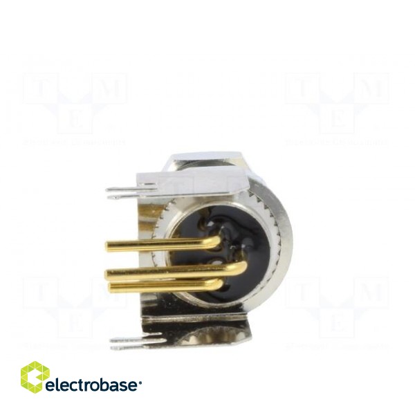 Connector: M8 | male | PIN: 3 | angled 90° | socket | 4A | IP68 | 30V | metal image 5