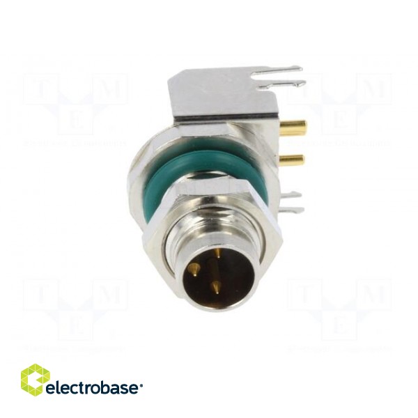 Connector: M8 | male | PIN: 3 | angled 90° | socket | 4A | IP68 | 30V | metal image 9
