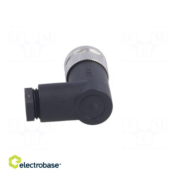 Connector: M8 | male | PIN: 3 | angled 90° | unshielded | for cable | plug image 5