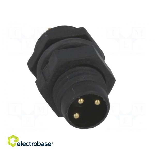 Connector: M8 | male | PIN: 3 | for panel mounting | socket | 3A | IP67 image 9
