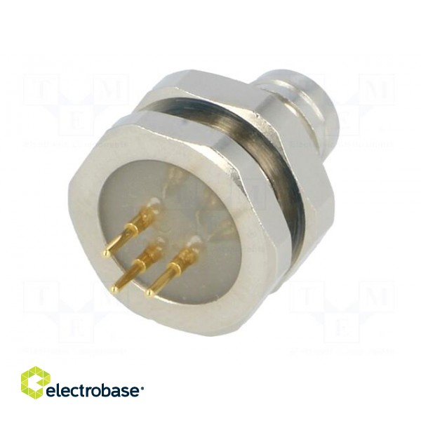 Connector: M8 | male | PIN: 3 | for panel mounting,screwed | socket image 6