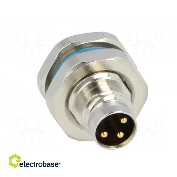 Connector: M8 | male | PIN: 3 | for panel mounting,screwed | socket фото 9
