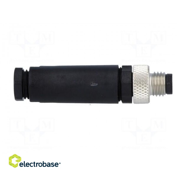 Connector: M8 | male | PIN: 3 | straight | for cable | plug image 7