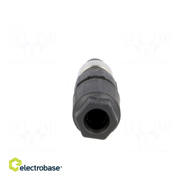 Connector: M8 | male | PIN: 3 | straight | for cable | plug | 4A | IP65/IP67 image 5