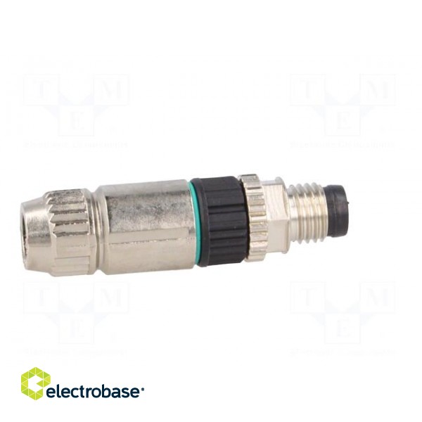 Connector: M8 | male | PIN: 3 | straight | for cable | plug | 4A | IP67 | 32V image 7