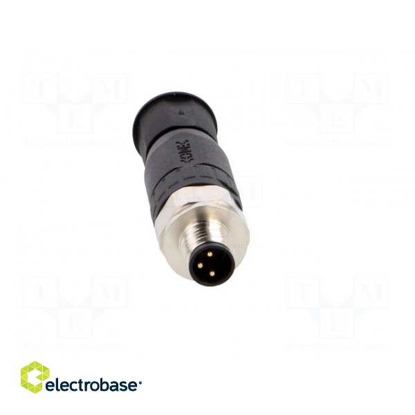 Connector: M8 | male | PIN: 3 | straight | for cable | plug | IP67 | 4÷5.5mm image 9