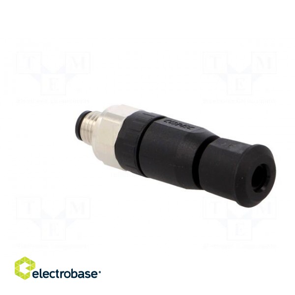 Connector: M8 | male | PIN: 3 | straight | for cable | plug | IP67 | 4÷5.5mm image 4