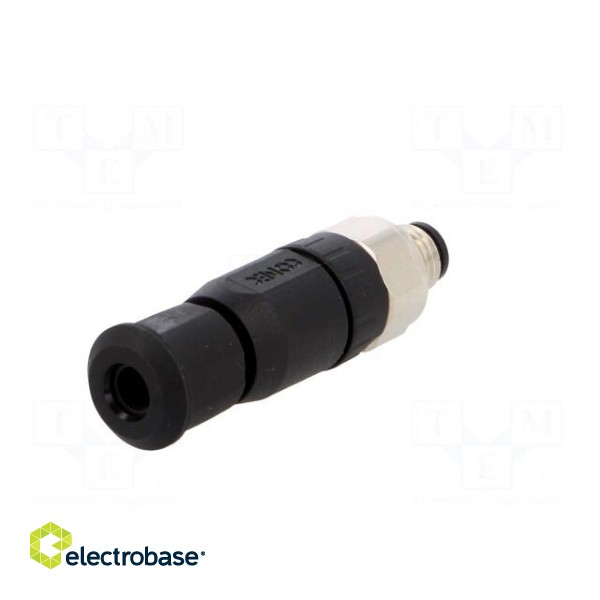 Connector: M8 | male | PIN: 3 | straight | for cable | plug | IP67 | 4÷5.5mm paveikslėlis 6