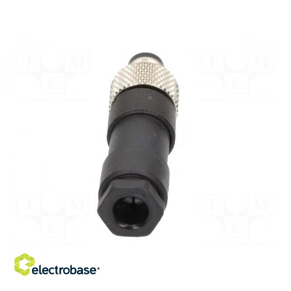 Connector: M8 | male | PIN: 3 | straight | for cable | plug | Nano-Change paveikslėlis 5
