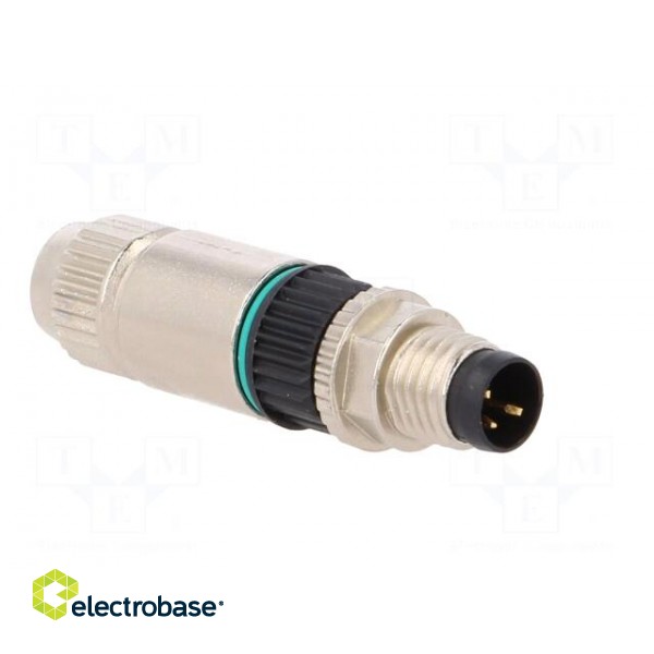 Connector: M8 | male | PIN: 3 | straight | for cable | plug | Slimline | 4A image 8