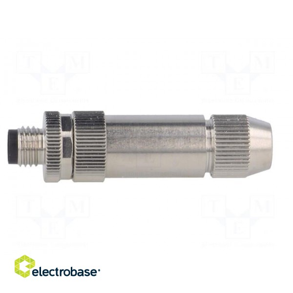 Connector: M8 | male | PIN: 3 | straight | shielded | for cable | plug image 3
