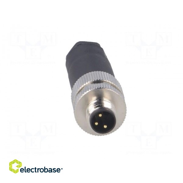 Connector: M8 | male | PIN: 3 | straight | unshielded | for cable | plug image 9