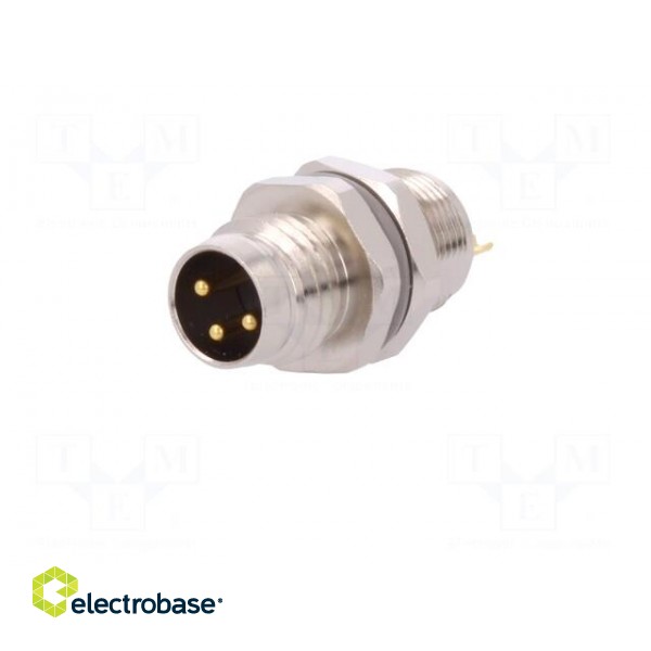 Connector: M8 | male | PIN: 3 | unshielded | socket | IP67 | 60V | 2.5÷3.5mm image 2