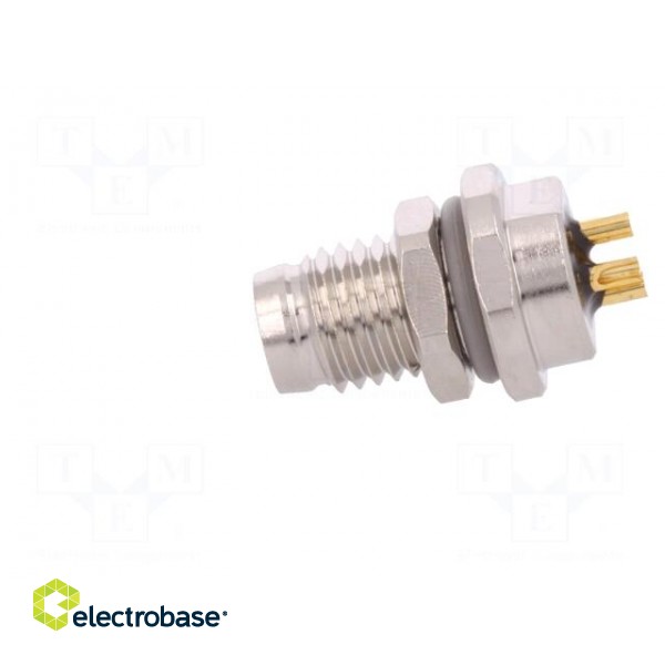 Connector: M8 | male | PIN: 3 | unshielded | socket | IP67 | 60V | 2.5÷4.5mm image 3