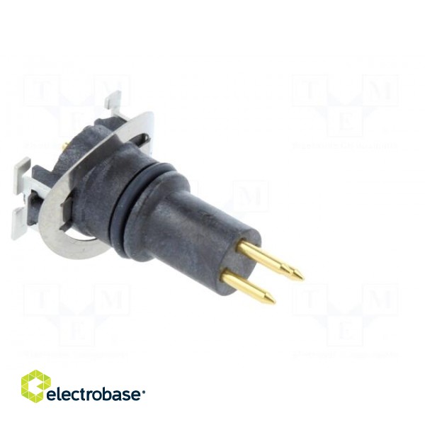 Connector: M8 | male | PIN: 3 | vertical | on PCBs | socket | 3A | IP65,IP68 paveikslėlis 8
