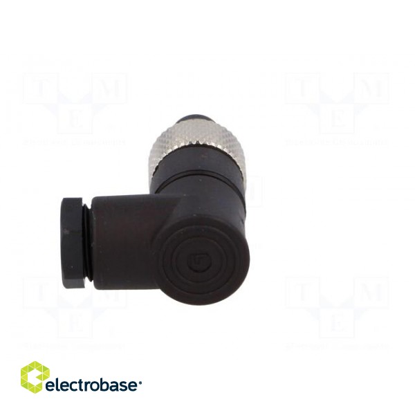 Connector: M8 | male | PIN: 4 | angled 90° | for cable | plug image 5