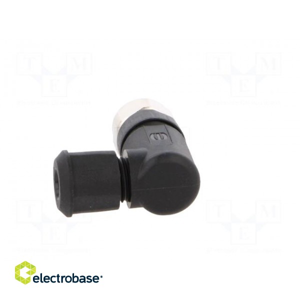 Connector: M8 | male | PIN: 4 | angled 90° | for cable | plug | 4A | IP67 image 5
